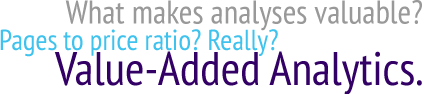 Value-added analytics